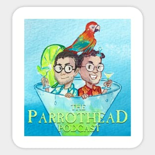 The Parrothead Podcast - Logo T Shirt Sticker